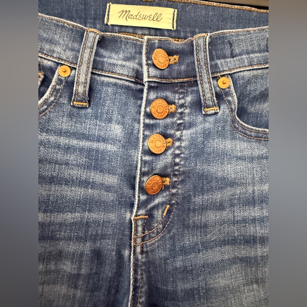 Madewell 10” High Rise Skinny Crop - Picture 13 of 16